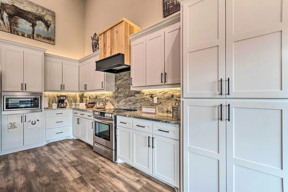 Upscale Riverfront Home w/ Beach & Fire Pit!