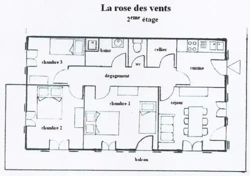 Appartement 7 Pers. Dans Chalet Classe 2* 70075