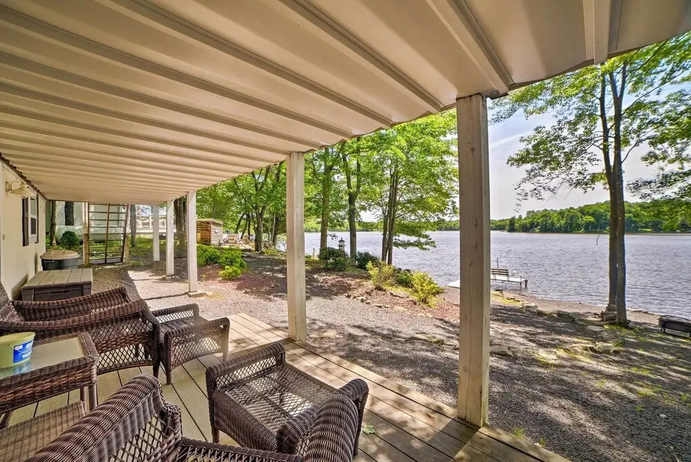 Waterfront Pocono Lake Home w/ Private Dock