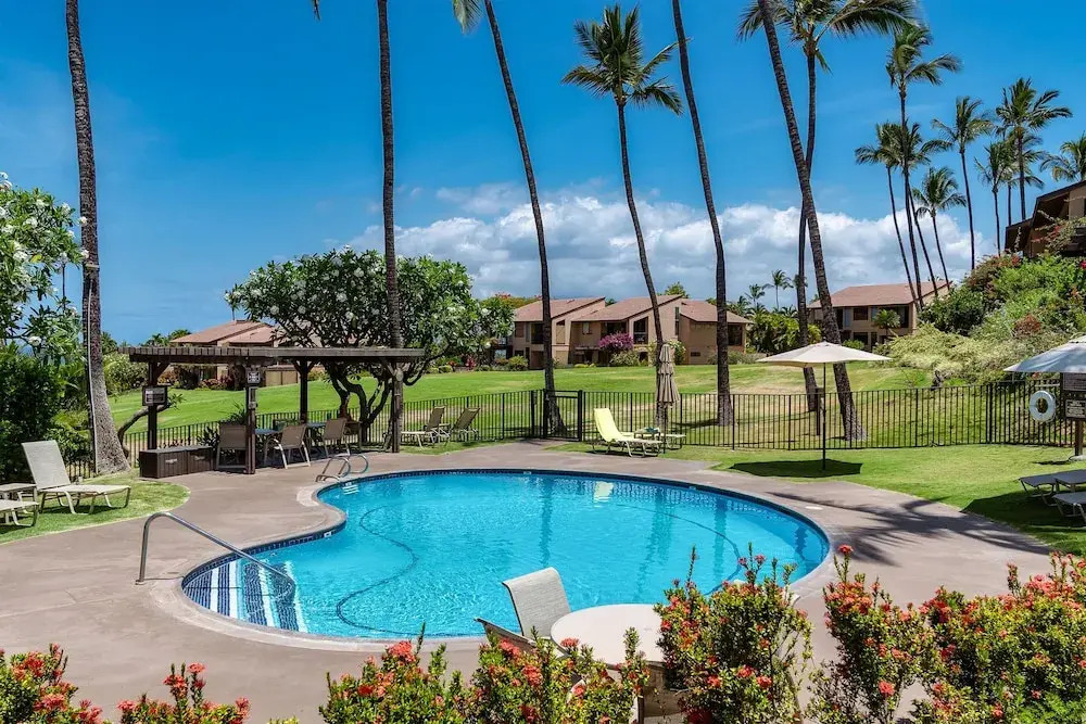 Wailea Ekahi 12D - Budget Friendly Ocean View Studio w/ Lanai, Kitchen, WD, & AC