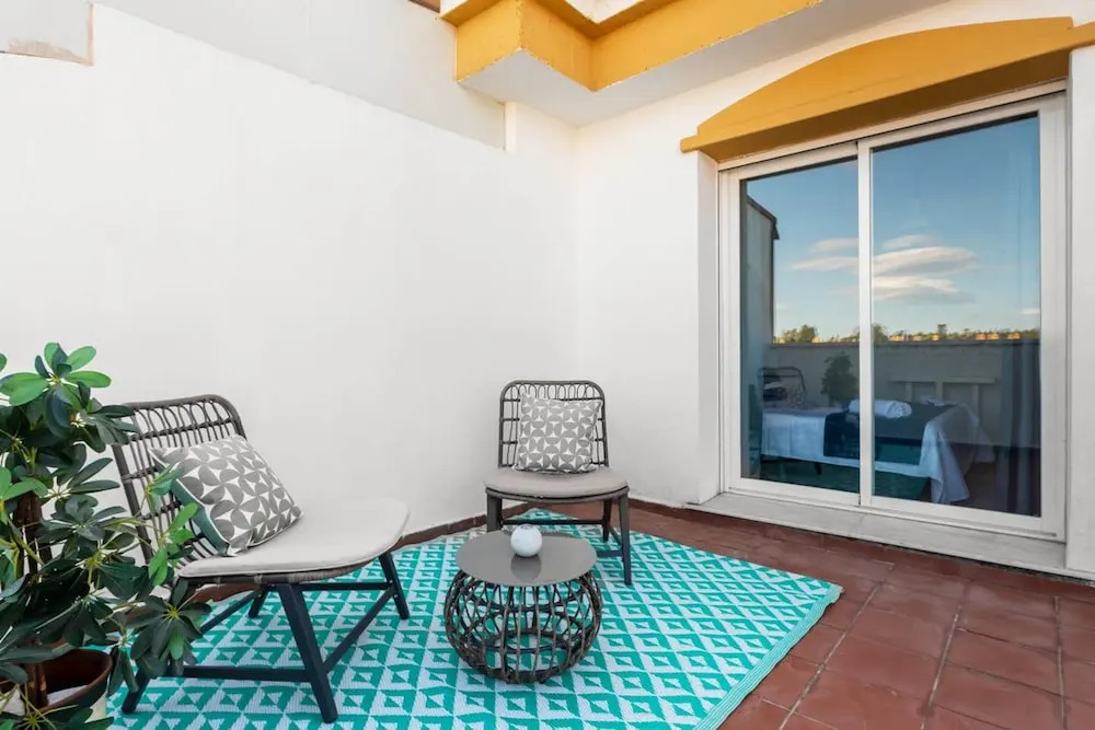 Apartment with 2 Bedrooms in Marbella, with Wonderful Mountain View, Pool Access, Furnished Terrace - 900 M From the Beach