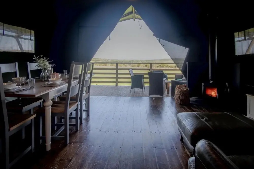 Worms Head - Safari Glamping Tent - Llangennith