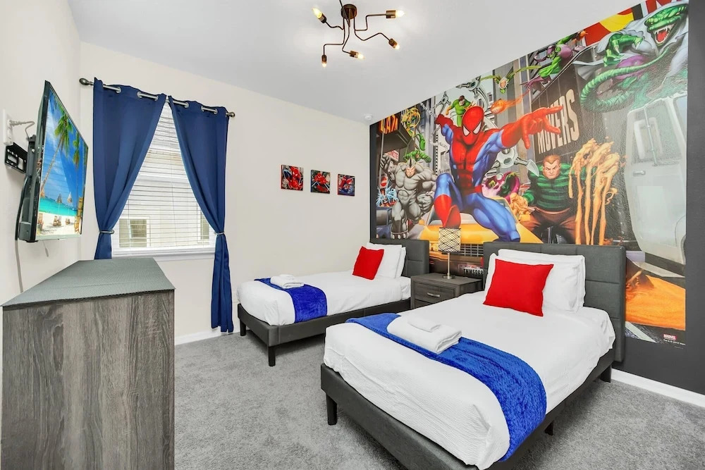 Chic Resort Villa Themed Rooms Pool Game Room