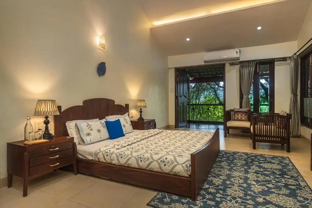 SaffronStays Ananya, Karjat - pet-friendly pool villa with a party deck and games