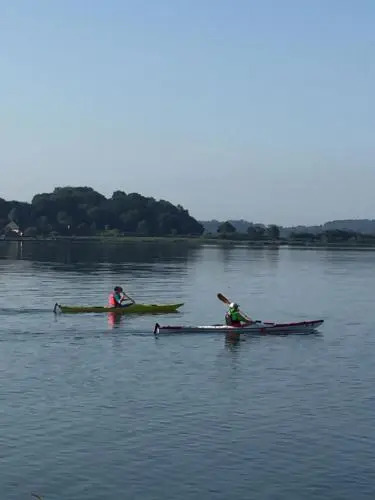 Direkter Blick auf´s Wasser