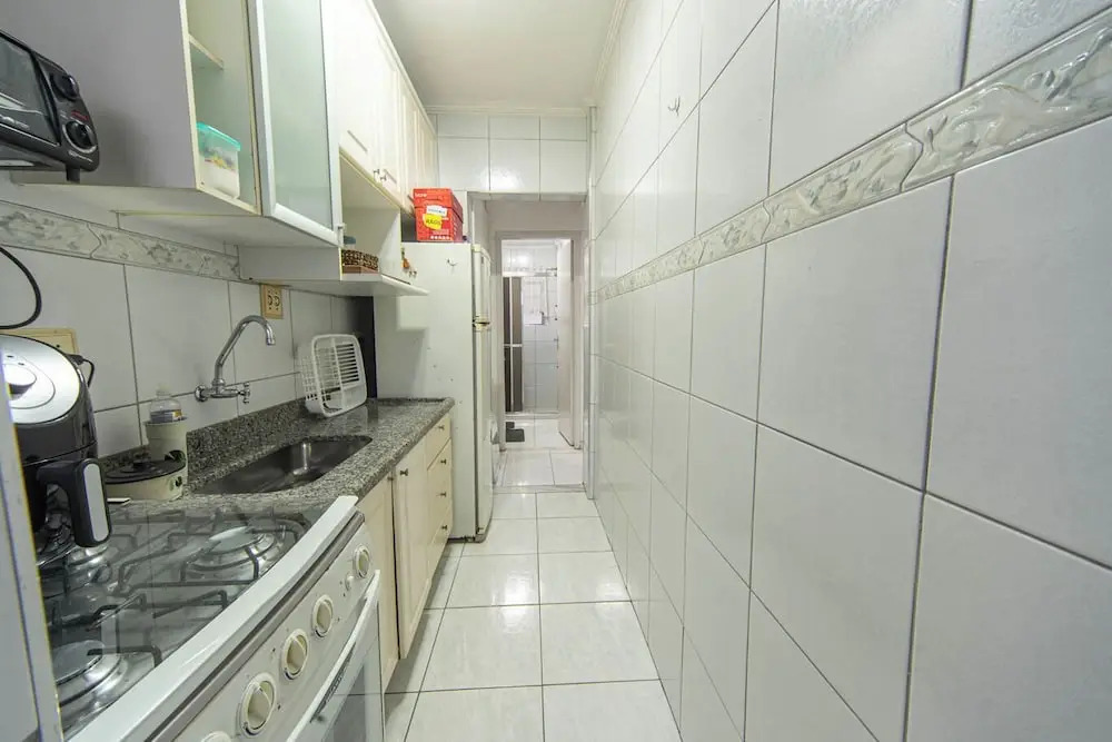 Apto com Wi Fi e Garagem a 240 Metros da Praia