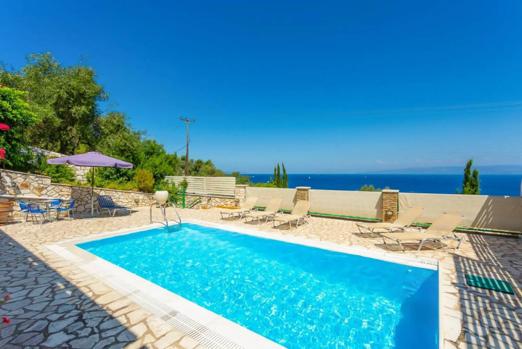 Villa Anastasia Large Private Pool Walk to Beach Sea Views A C Wifi Car Not Required - 2248