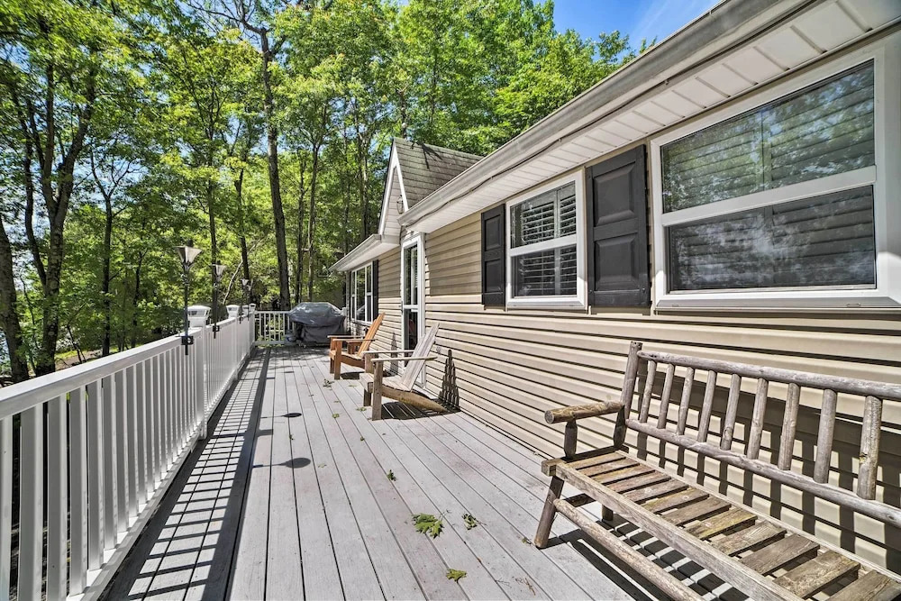 Waterfront Pocono Lake Home w/ Private Dock