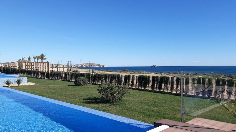 Apartment With 2 Bedrooms in San Juan de los Terreros, With Wonderful sea View, Shared Pool, Enclosed Garden - 100 m From the Beach