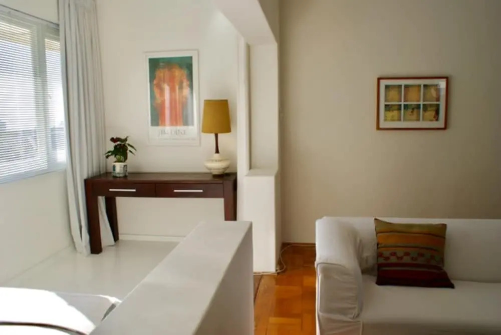 Chic White Studio Apartment