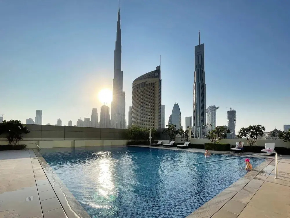 Silkhaus Elegant Pad With Balcony Pool Gym