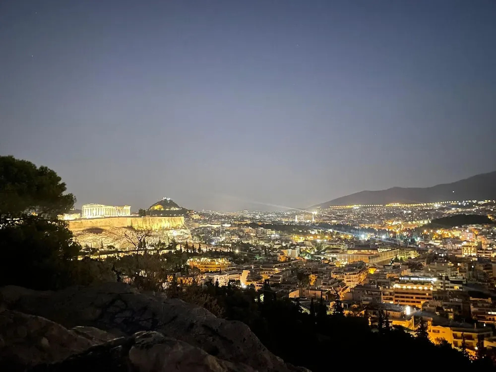 Acropolis Area Flat with Parthenon Views