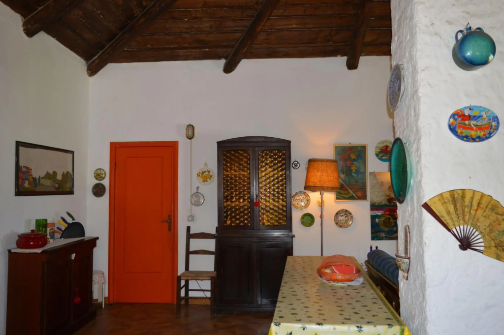 Holiday home with sea view on the beach of Is Arenas and Torre del Pozzo 300 meters from the sea sho-Casa Zinzella