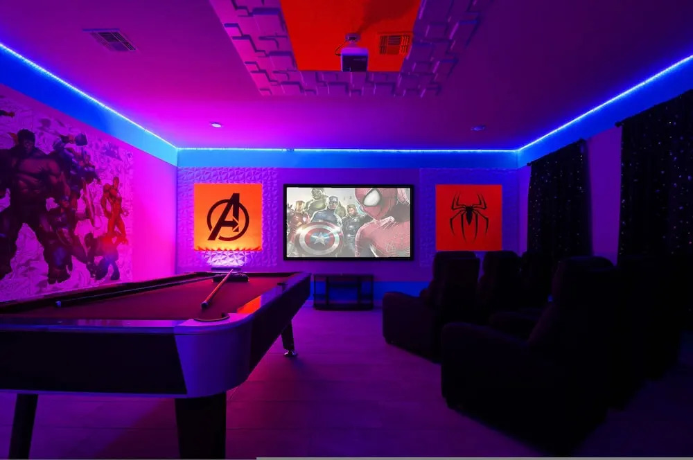 Storeylake 9Bd Pooltable Cinema Games Pool