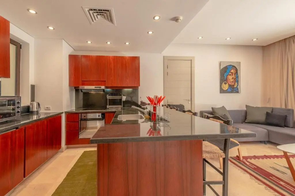 Classy 1-Bedroom Apartment in Ancient Sands with Pool View