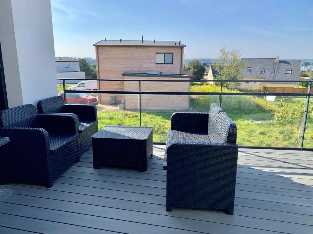 Maison neuve Vue Mer 4 étoiles avec SAUNA à 150m de la plage à PLEUMEUR-BODOU - Ref 242