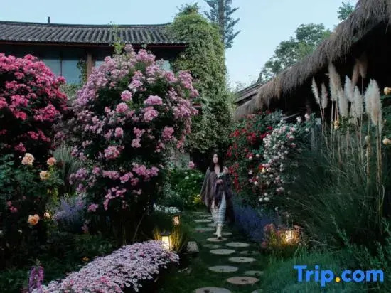 Mozhu Washe Viewing the Snow-Capped Mountains. Garden Beauty Stay.Inn