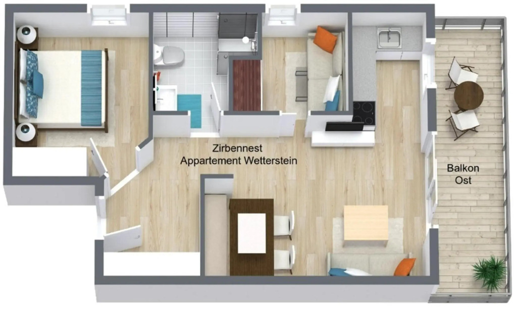 Appartement Wetterstein