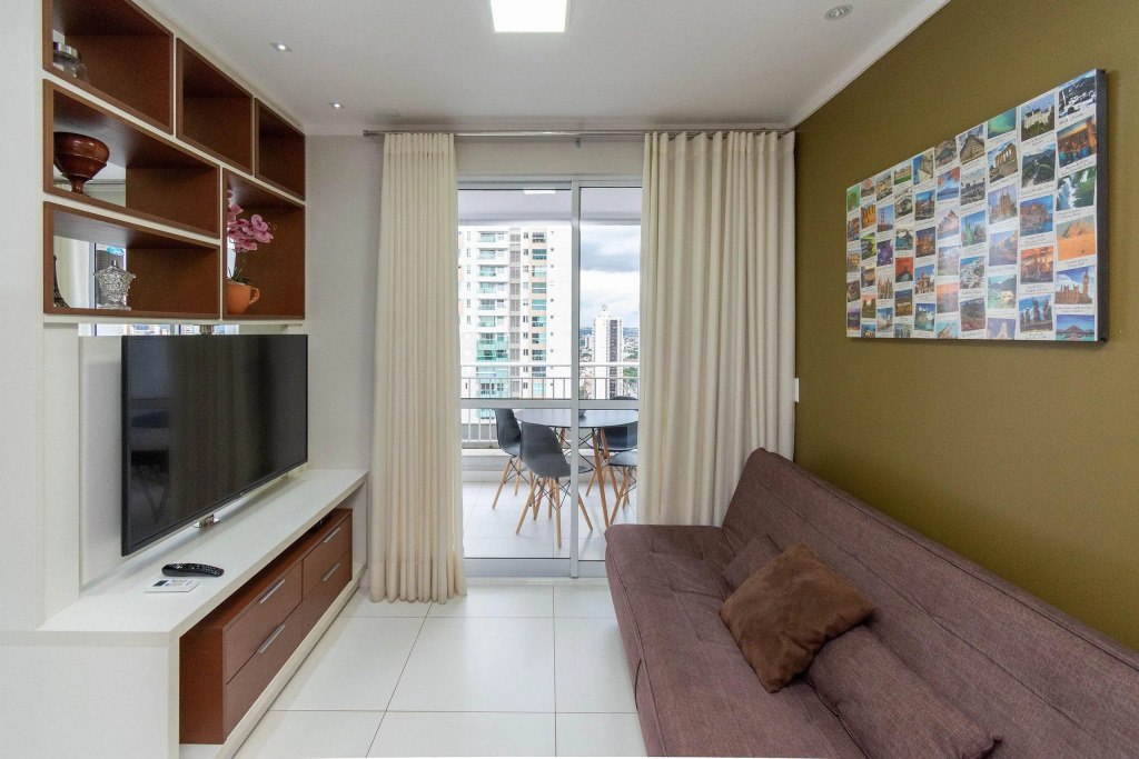 Lindo Flat no Ed. Walk Bueno - vista para o Parque Vaca Brava - SETOR BUENO - próximo ao GOIÂNIA Shopping - WB2105