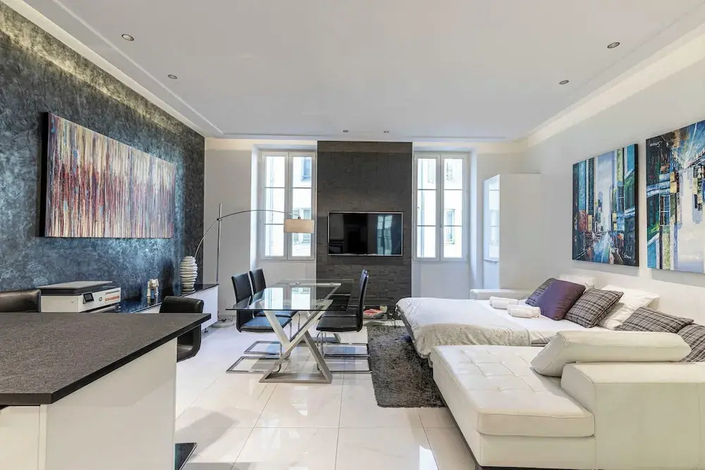 Large Renovated Studio - rue Hoche - Cannes Center