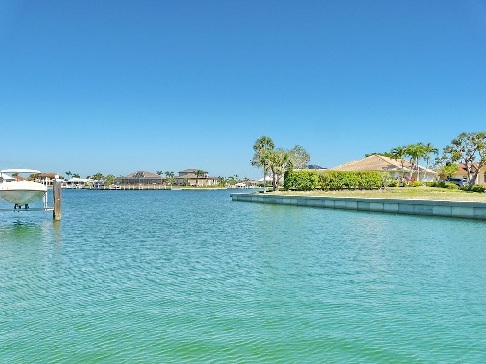 Pet-friendly home with southern exposure and pool