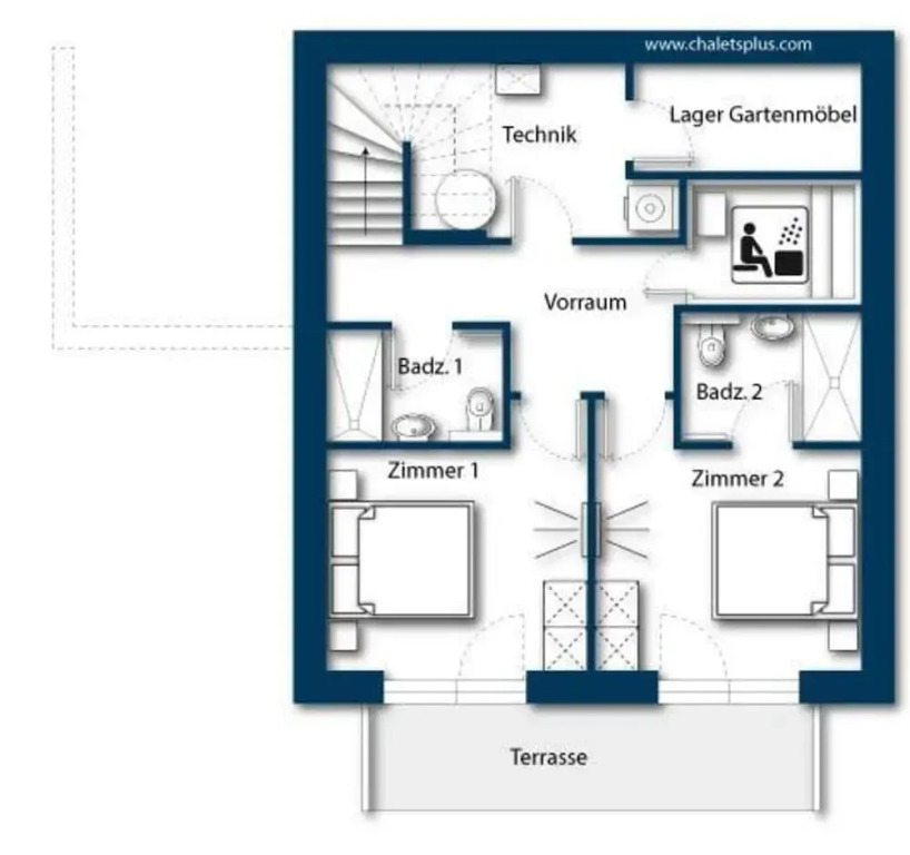 Luxury Chalet with 2 Bathrooms near Small Slope