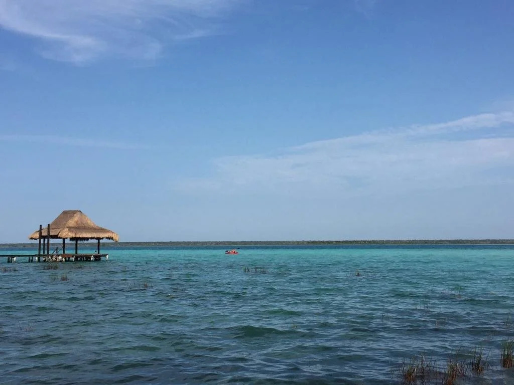 The Yak Lake House Hostal Bacalar - Front Lagoon