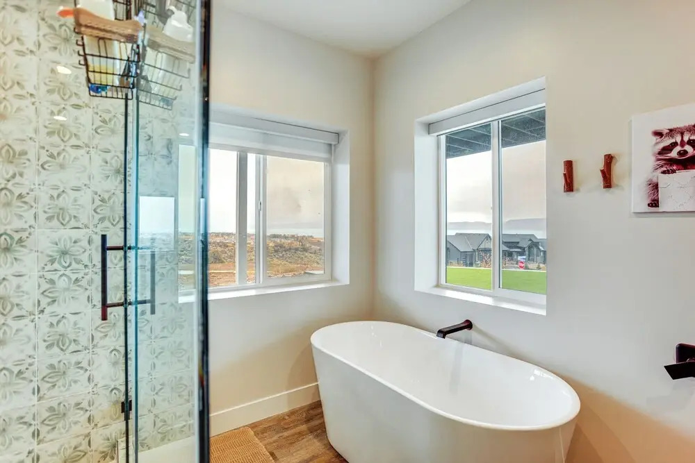 Hot Tub & Rec Room at Massive Bear Lake Home!