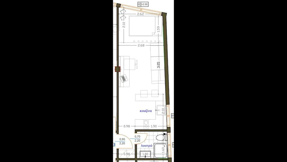 New Studio 3 Downtown Thessaloniki-fully Equipped