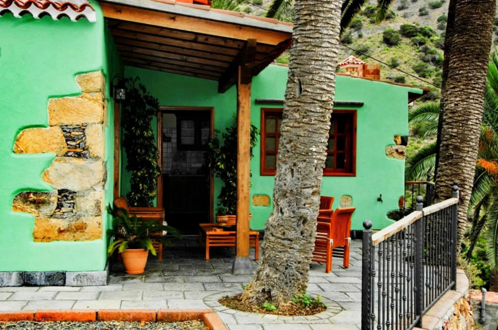 Casa Rural con Wifi y estupenda vista a la montana en Vallehermoso, La Gomera