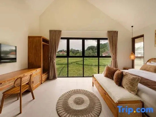 Private 2BR Oasis, Pool & Ubud Rice Field Edge