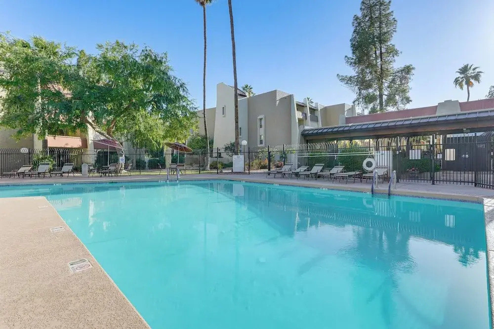Pool & Hot Tub at Gem in the Heart of Old Town