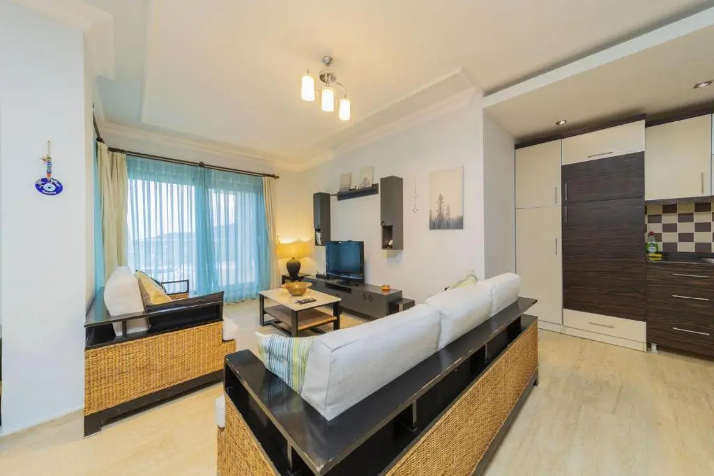 Gorgeous Sea View Flat With Pool in Antalya Kalkan