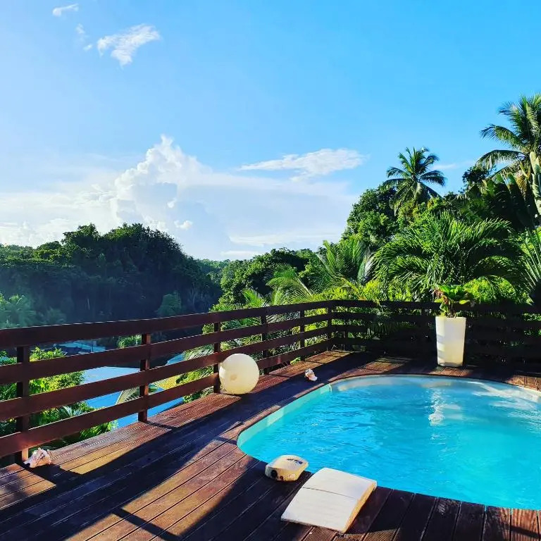 Villa Mascotte proche Bas du Fort avec piscine