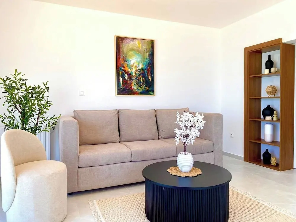 Elegant Beachfront Apartment in La Marsa With Panoramic Sea Views