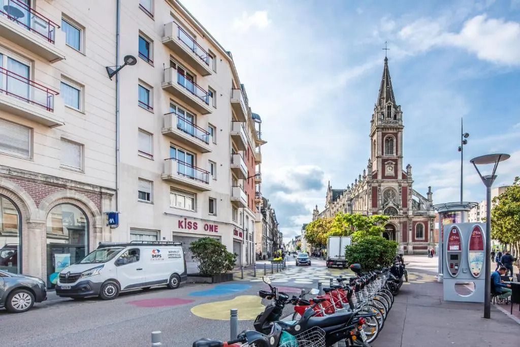 Chic appart avec parking au centre-ville
