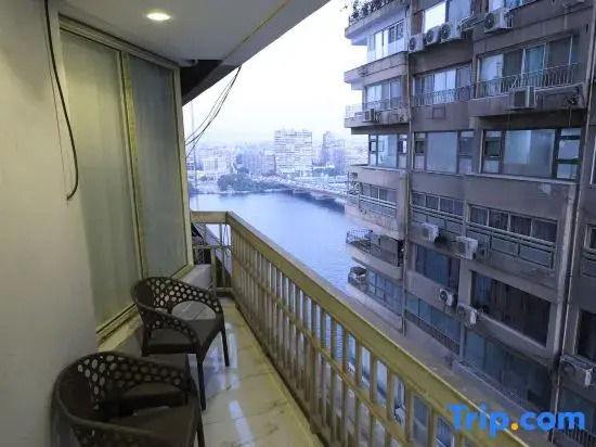 Luxury 3BR: Modern with Nile View from All Rooms
