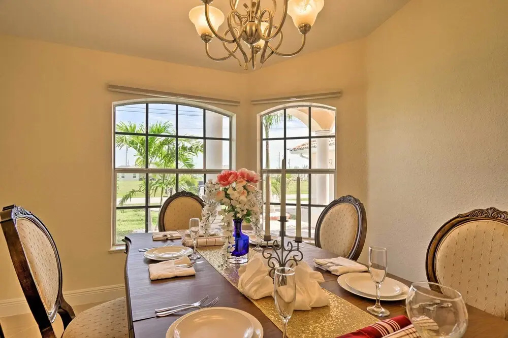 Screened Patio: Canal-front Cape Coral Home