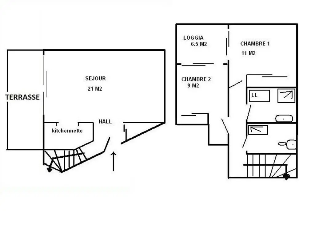 Appartement Port Barcarès, 3 pièces, 6 personnes - FR-1-81-397