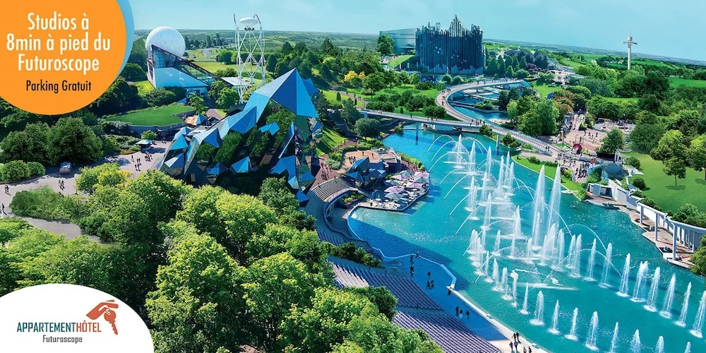 Studio2-hôtel Futuroscope / 8min à Pieds/ 1-4 Personnes