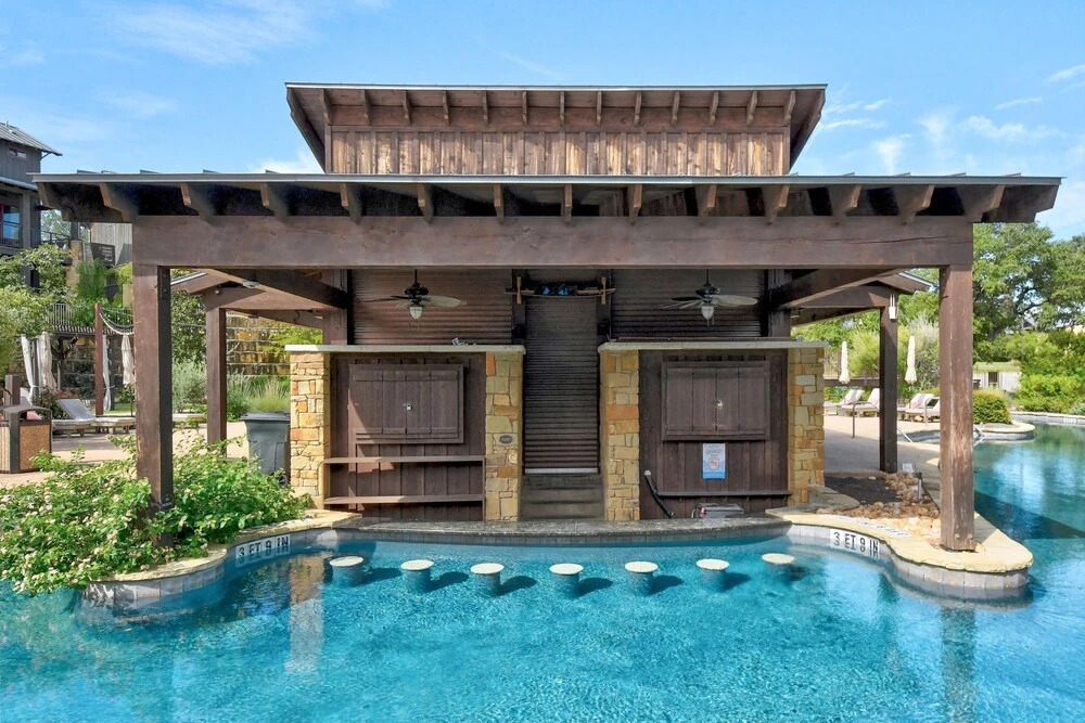 New Listing! Luxe Lake Travis Studio W/ Pool 1 Bedroom Cabin