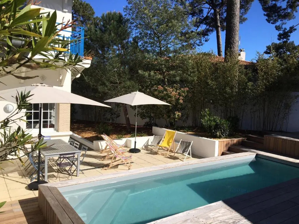 Villa moderne 4 chambres, piscine chauffée, Wi-Fi, proche plage et commerces, Arcachon - FR-1-374-147