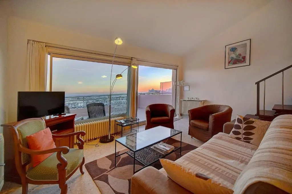 SUPERBE DUPLEX IDEALEMENT SITUE PROCHE PLAGES AVEC GRANDE TERRASSE VUE PORT !l A1B59