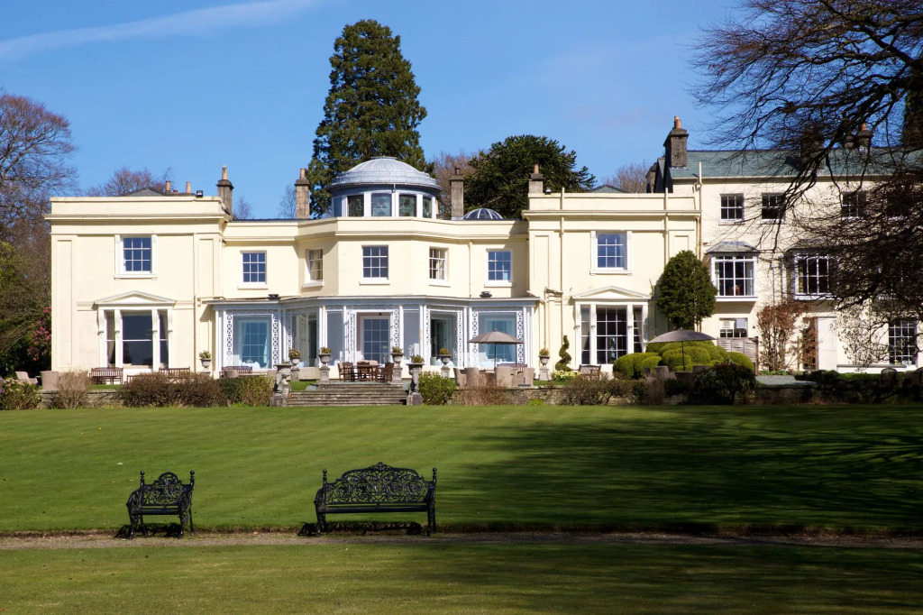 Storrs Hall Hotel on the shore of Lake Windermere