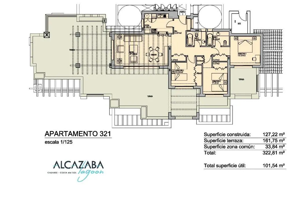 AL-321 Penthouse 3 bedrooms Alcazaba Lagoon