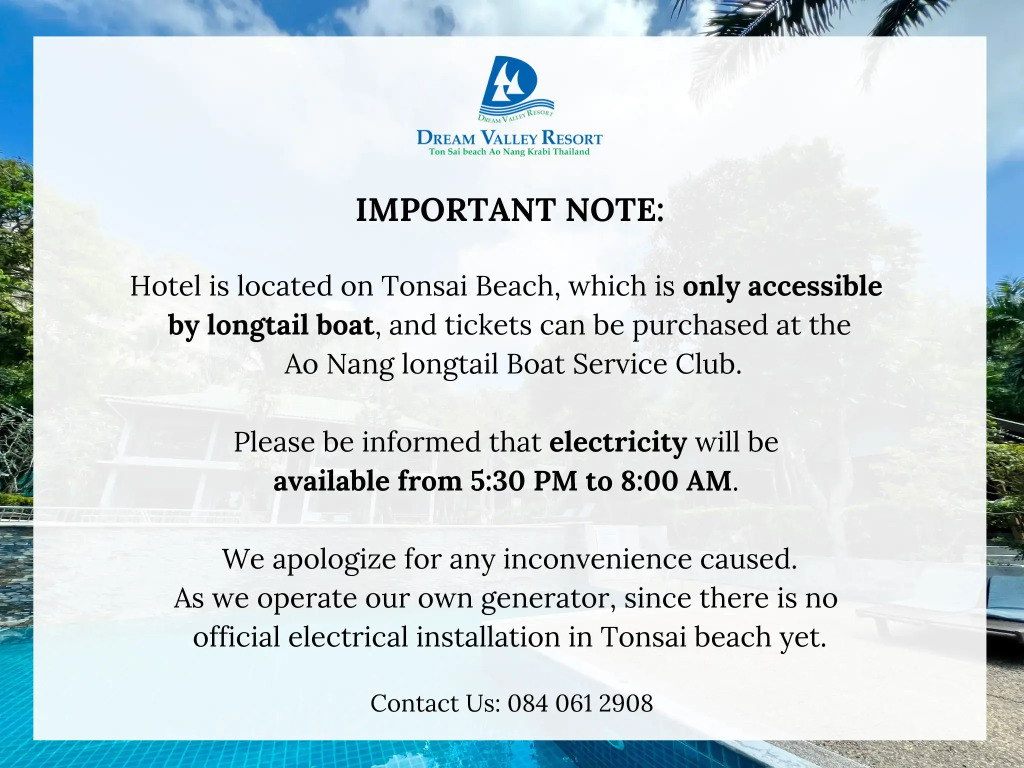 Dream Valley Resort, Tonsai Beach