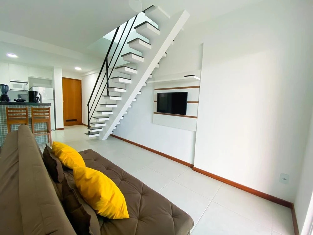 Apartamento Lindo Duplex 2 Suites + 1 Quarto com Vista Mar-  407