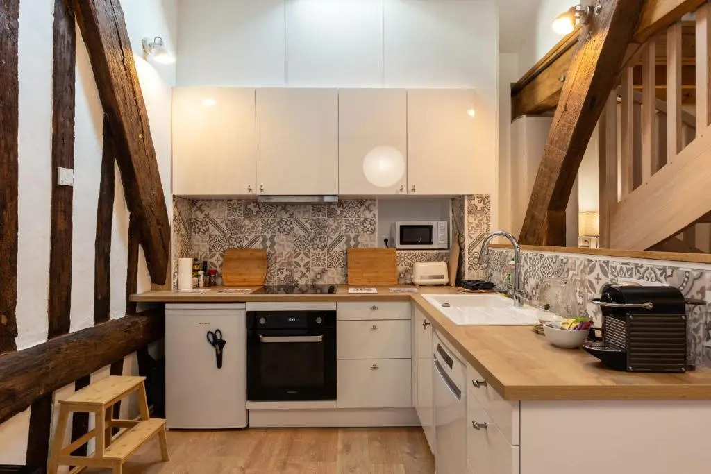 Le Séjour Honfleurais - Duplex 3 with Local Charm - Center - 4 P