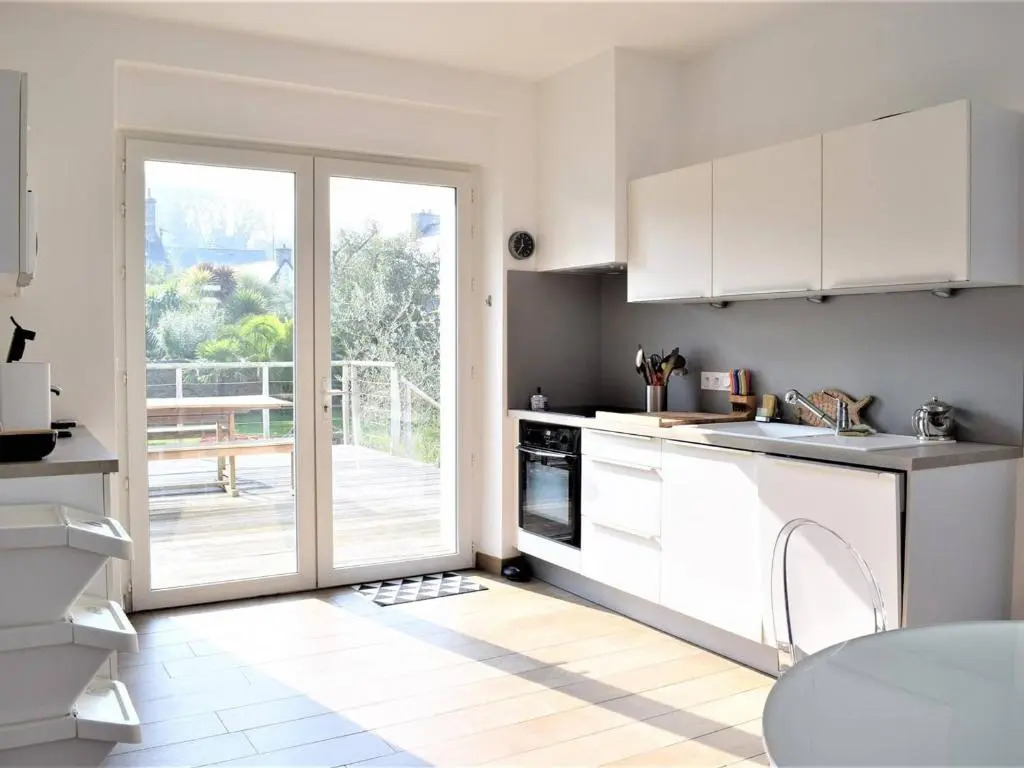 Maison 4 étoiles pour 8 pers avec piscine chauffée, proche port de Perros-Guirec - FR-1-368-153