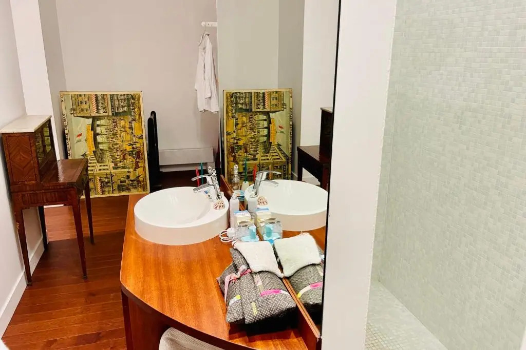 Nice furnished apartment with inner courtyard near the city center